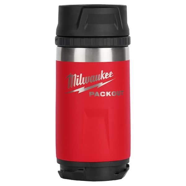 PACKOUT Red 12 oz. Insulated Bottle with Sip Lid