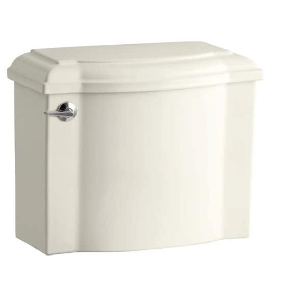 KOHLER Devonshire 1.28 GPF Single Flush Toilet Tank Only with AquaPiston Flush Technology in Black Black
