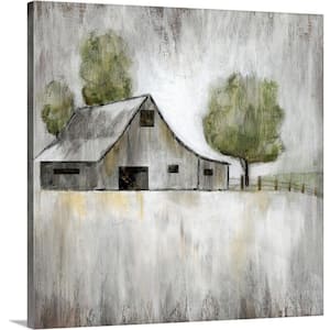 "Weathered Barn" by Nan F Canvas Wall Art