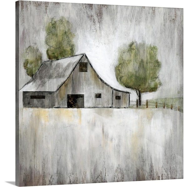GreatBigCanvas "Weathered Barn" by Nan F Canvas Wall Art