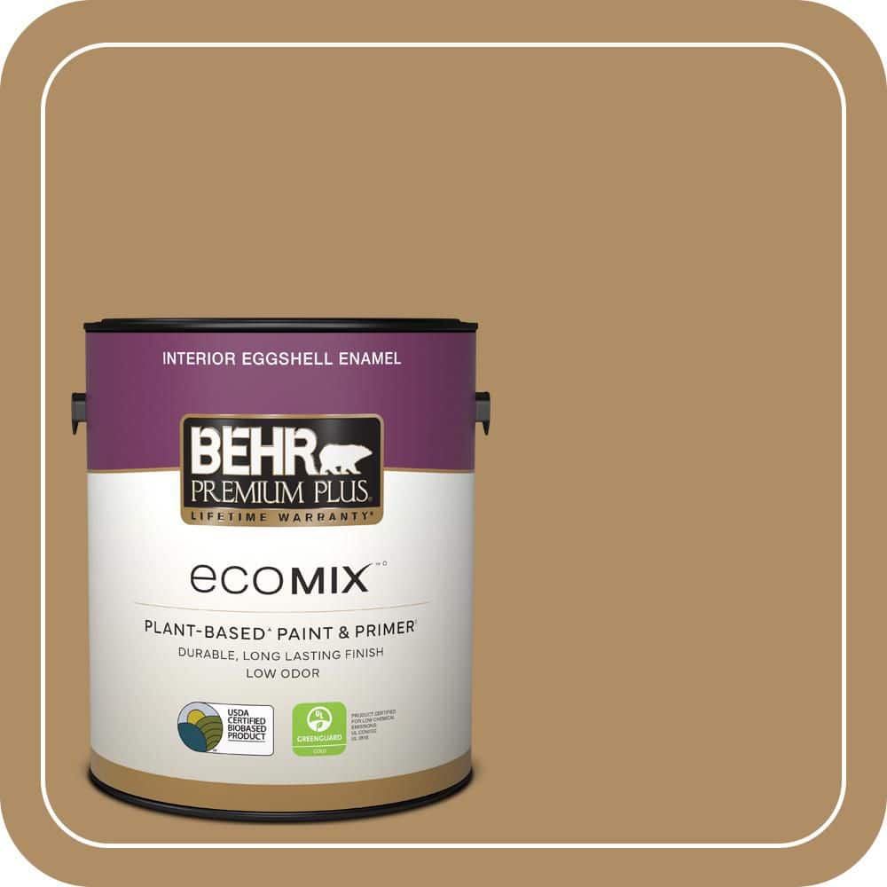 1 gal. #300F-5 Brown Rabbit Eggshell Enamel EcoMix Plant-Based Interior Paint & Primer price history on PriceWatchPro