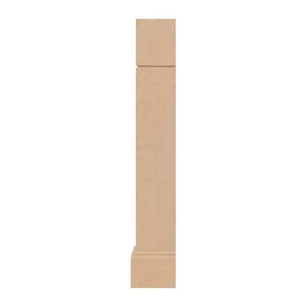 5.75 in. W x 5.75 in. D x 34.5 in. H Decorative Corner Post in Unfinished for CLICKREADY Technology