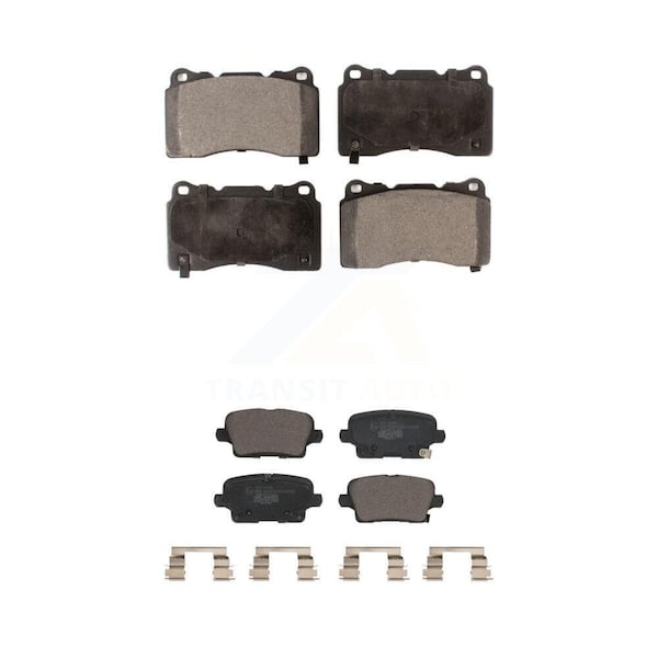 TEC Front Rear Ceramic Brake Pads Kit For Buick Regal Sportback KTC-100651