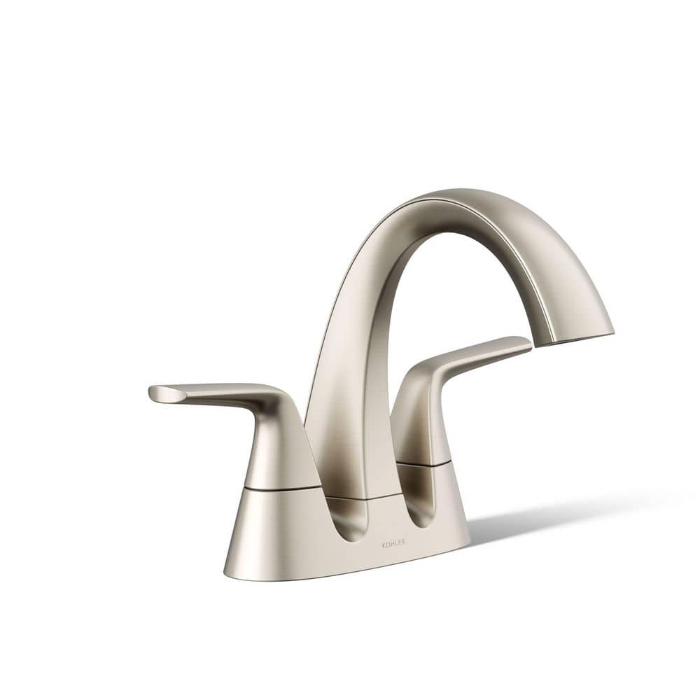 KOHLER Elmbrook 4 in. Centerset 2-Handle Bathroom Faucet in