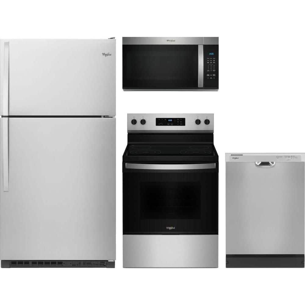Photo inspiration: Whirlpool Kitchen Appliance Rental Packages Reference: Whirlpool 20 5 Cu Ft Standard Depth Refrigerator With 4