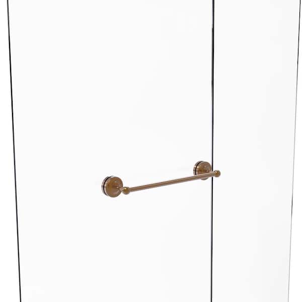 Allied Brass Prestige Regal Collection 18 in. Over-the-door Single Towel Bar in Brushed Bronze