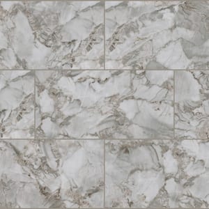 Northshore Grove Marble 22 MIL x 11.9 in. W x 23.8 in. L Click Lock Waterproof Vinyl Tile Flooring (17.7 sq. ft./case)