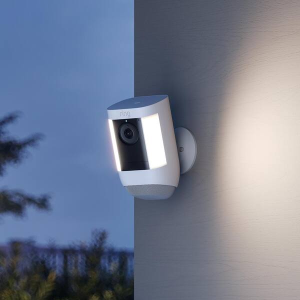 Wireless Video Door Bell 2 + Spotlight Cam Battery White Wireless Video Door Bell 2 + Spotlight Cam Battery White