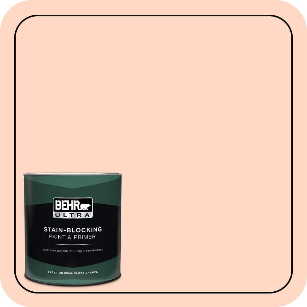 1 qt. #230C-2 Shell Coral Semi-Gloss Enamel Exterior Paint & Primer product image for price tracking