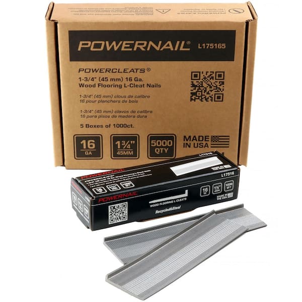 1-3/4 in. x 16-Gauge Powercleats Hardwood Flooring Nails (5000-Pack)