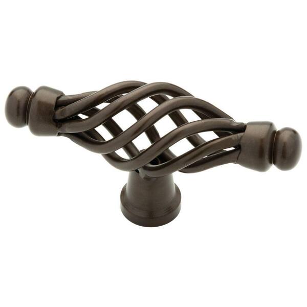 Liberty Forged Iron 2-11/16 in. Rubbed Bronze Birdcage Cabinet Knob