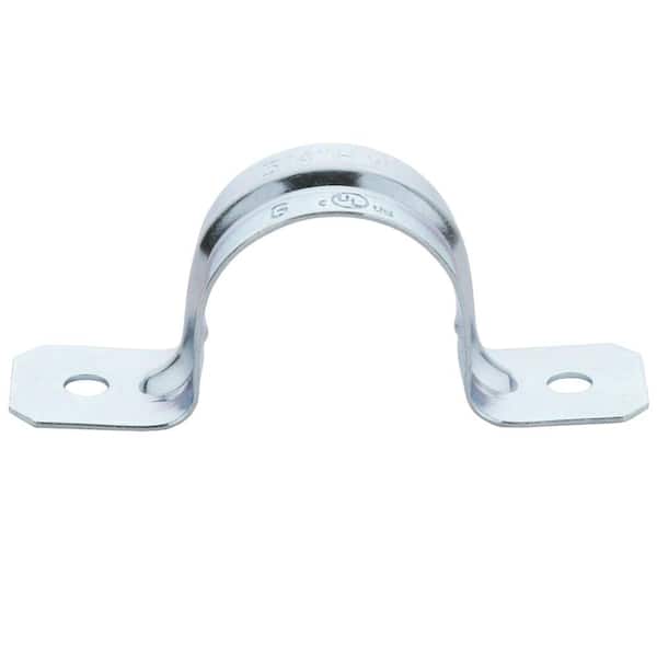 Commercial Electric - 3/4 in. Rigid Metal Conduit (RMC) 2-Hole Strap (10-Pack)