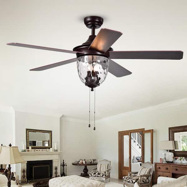 Warehouse of Tiffany Josalie 52 in. 3-Light Indoor Bronze