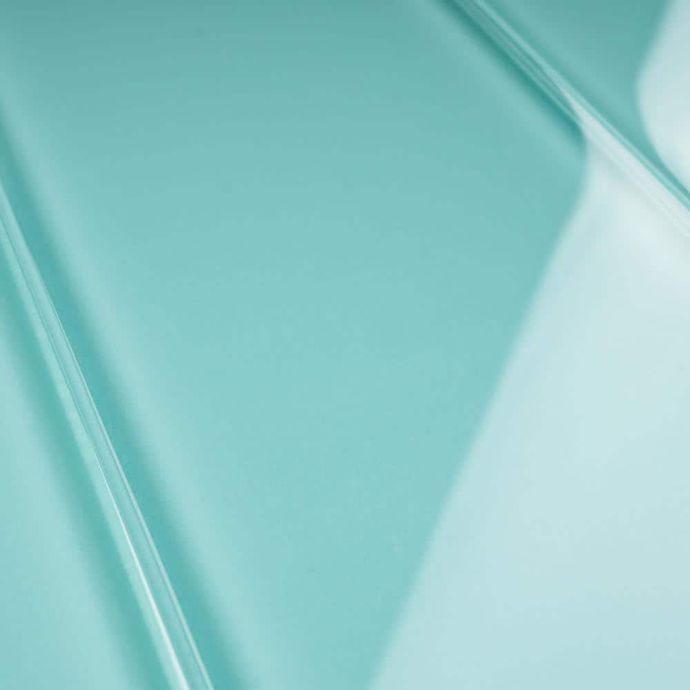 Crystile Ocean 4 in. X 12 in. Glossy Glass Subway Tile (10 sq. ft./Case)