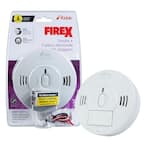 Firex Hardwired Combination Smoke and Carbon Monoxide Detector with Adapters and Voice Alarm