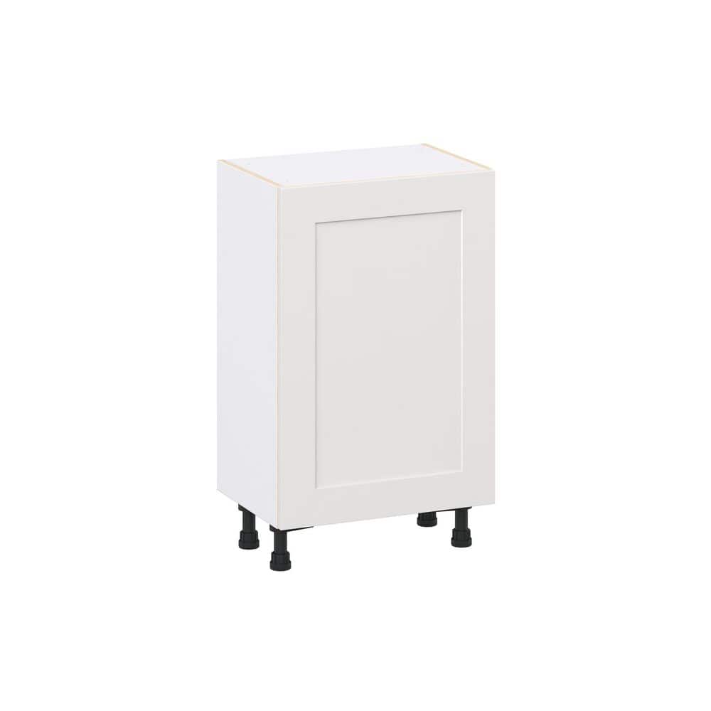Roseland 21 in. W x 14 in. D x 34.5 in. H Assembled Shaker Full Height Door Base Kitchen Cabinet in Warm White price history on PriceWatchPro