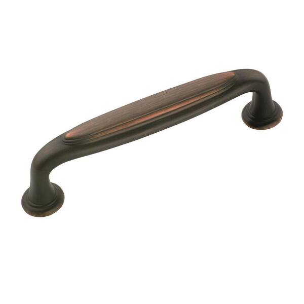 Amerock Mulholland 3-3/4 in (96 mm) Center-to-Center Oil-Rubbed Bronze Drawer Pull