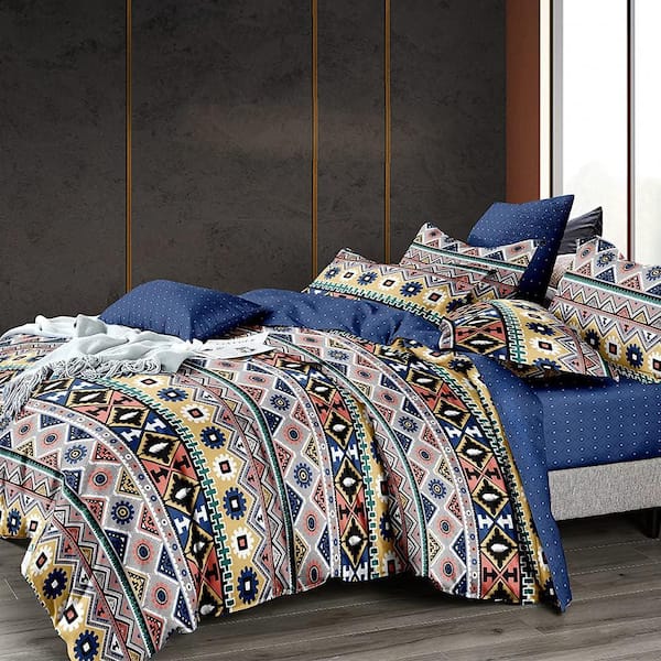 Shatex All Season Bedding 2-Piece Blue Polyester Twin Size Ultra Soft  Elegant Bedding Comforters Set