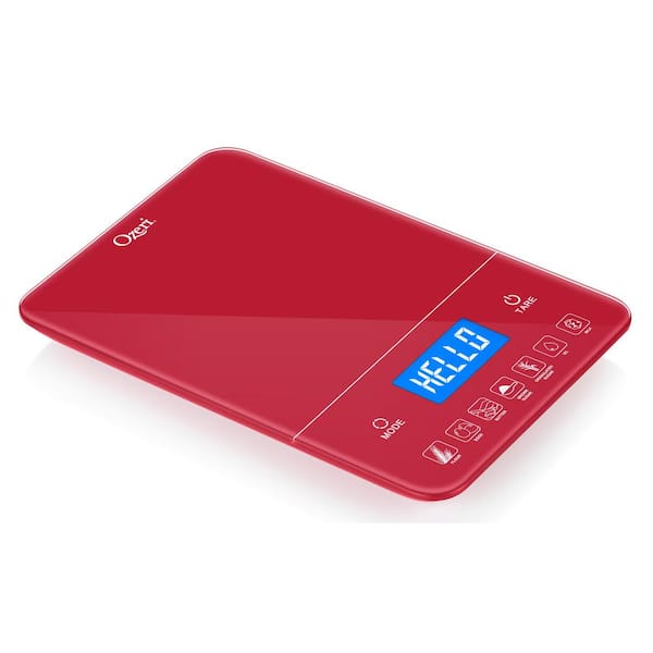 Ozeri Touch III Baker's Kitchen Scale with Calorie Counter - Tempered  Glass, Pink