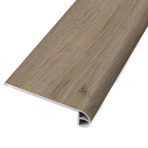 ASPEN FLOORING Lynx 0.98 in. Thick x 4.52 in. Width x 94 in. Length Waterproof Rigid Core Stair Nosing Molding