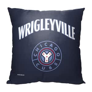 MLB City Connect Cubs Printed Polyester Throw Pillow 18 X 18