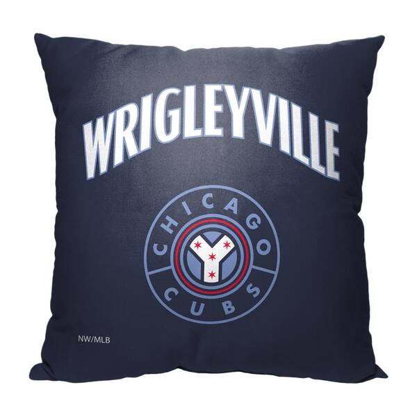 THE NORTHWEST GROUP MLB City Connect Cubs Printed Polyester Throw Pillow 18 X 18