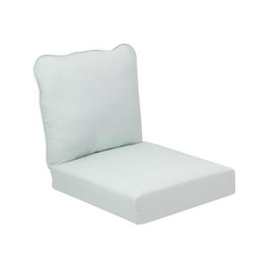 24 in. x 22 in. Outdoor Deep Seating Chair Cushion in Seabreeze