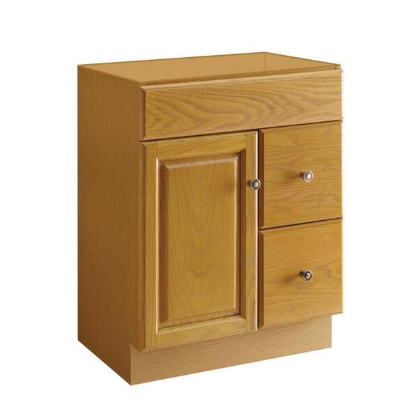 Design House Claremont 24 in. W x 18 in. D Unassembled Vanity Cabinet Only in Honey Oak