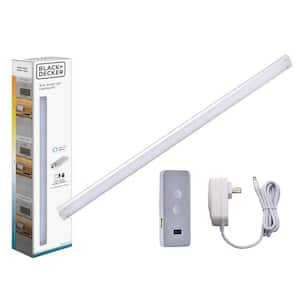 18 in. LED Voice-Enabled Smart Under Cabinet Lighting Kit, 1-Bar Adjustable White Light