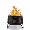 TIKI 20 in. Smokeless Wood Burning Huddle Fire Pit with Removable Ash Pan and Weather Resistant Cover 1124011