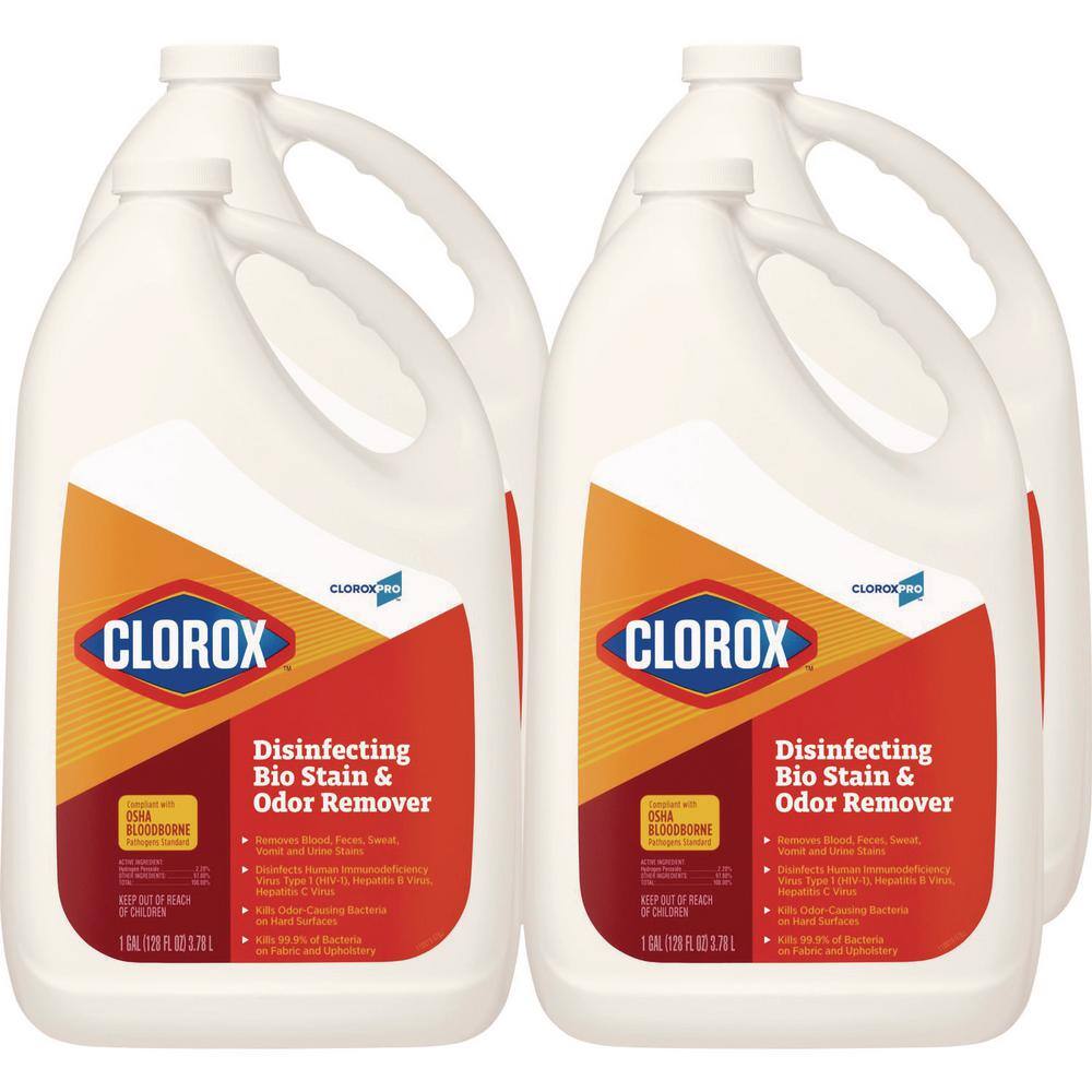 128 oz. Fragranced Disinfecting Bio Stain and Odor Remover Refill Bottle (4-Carton)