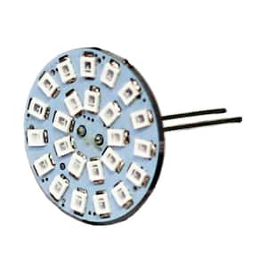 20-Watt Equivalent Wafer LED Dimmable DC 10-30 V G4 Back-pin Blue (10000K)