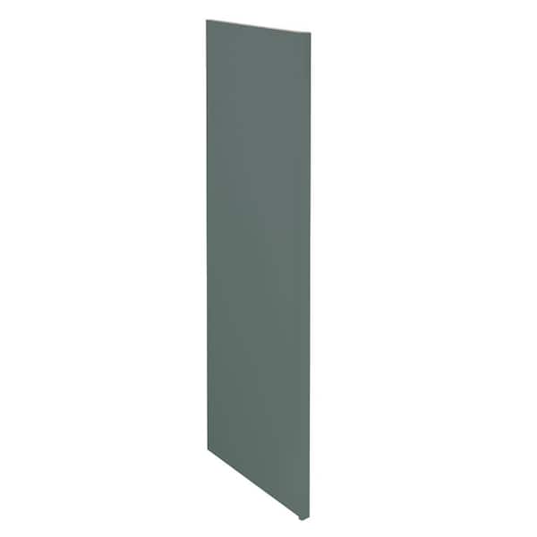 Washington Franklin Hargrove 1.5 in. W x 0.25 in. D x 96 in. H in Verdant Green Refrigerator End Panel