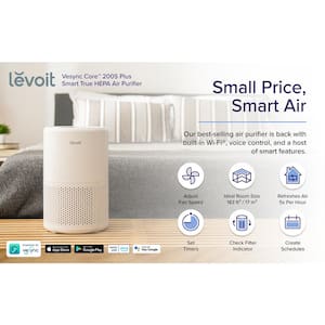 LEVOIT Smart Wi-Fi True HEPA Air Purifier, 360 sq.ft. HEAPAPLVSUS0031 - The  Home Depot