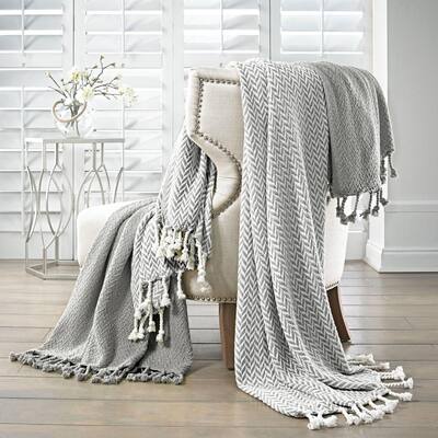 Grey and beige throw hot sale