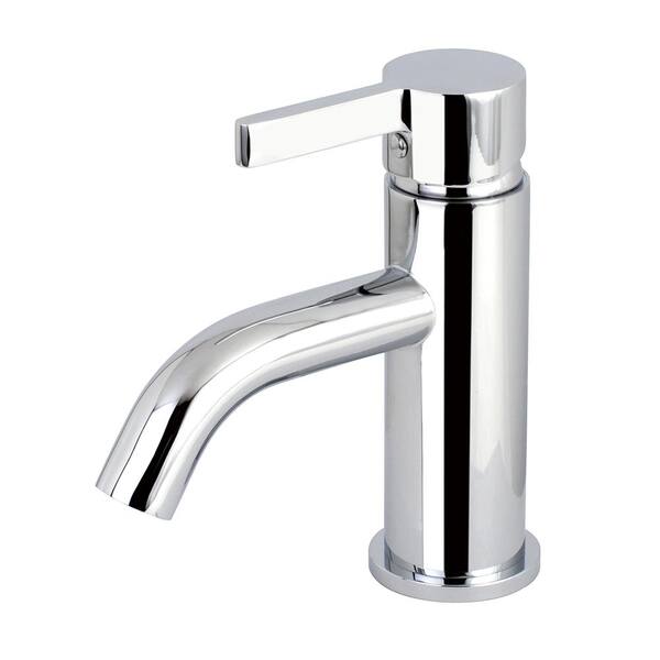 Kingston Brass Simple Single Hole Single-Handle Bathroom Faucet in Polished Chrome
