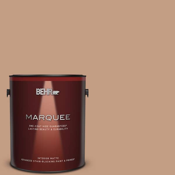 BEHR MARQUEE 1 gal. #S210-4 Canyon Dusk One-Coat Hide Matte Interior Paint & Primer