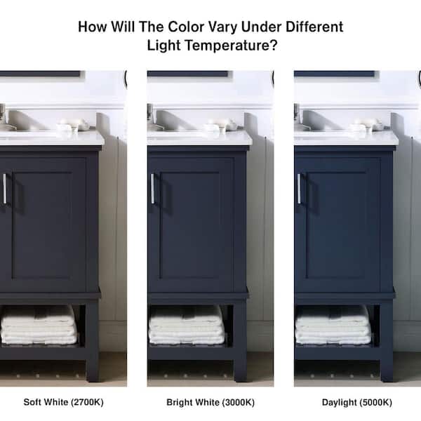 Home Decorators Collection Tupelo 30 in. Single Sink Midnight Blue