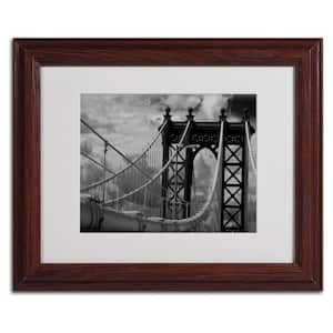 11 in. x 14 in. Manhattan Bridge Matted Framed Art