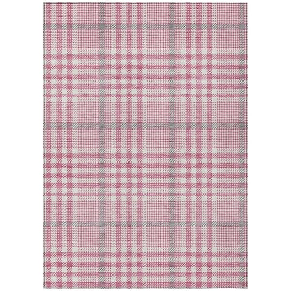 Addison Rugs Chantille Machine Washable Indoor/Outdoor Abstract ACN1054 Blush 2 ft. 6 in. x 3 ft. 10 in. Area Rug