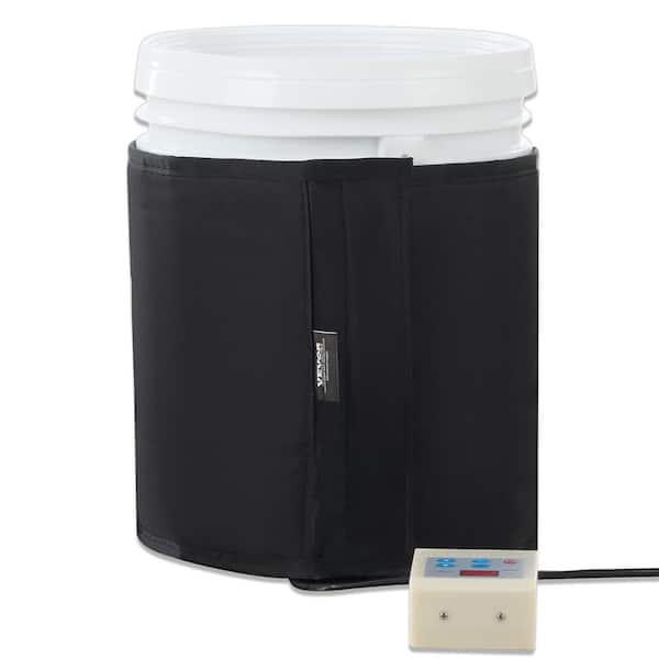 VEVOR Metal Drum Heater, 250-Watt, Pail Heating Band for 5 gal. Barrel, Adjustable, Waterproof Oxford Fabric