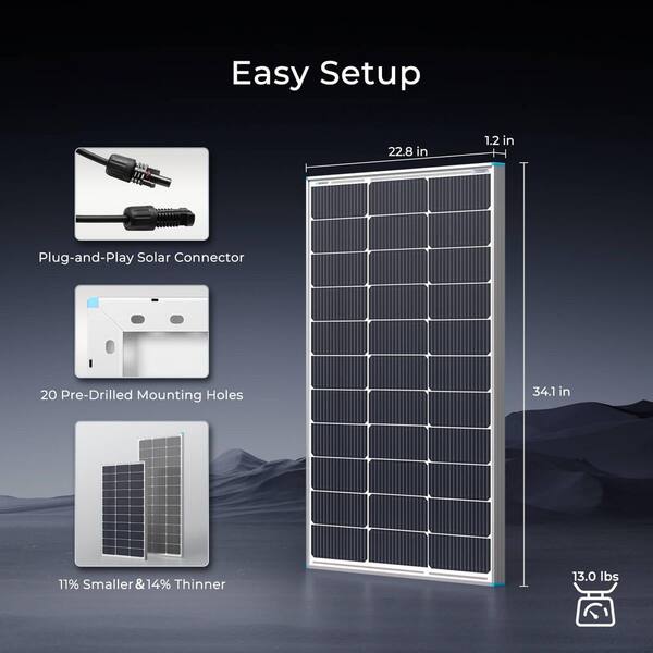 Renogy 200-Watt 12V Off-Grid Solar Starter Kit w/ 2-Piece 100W Renogy 200-Watt 12V Off-Grid Solar Starter Kit w/ 2-Piece 100W