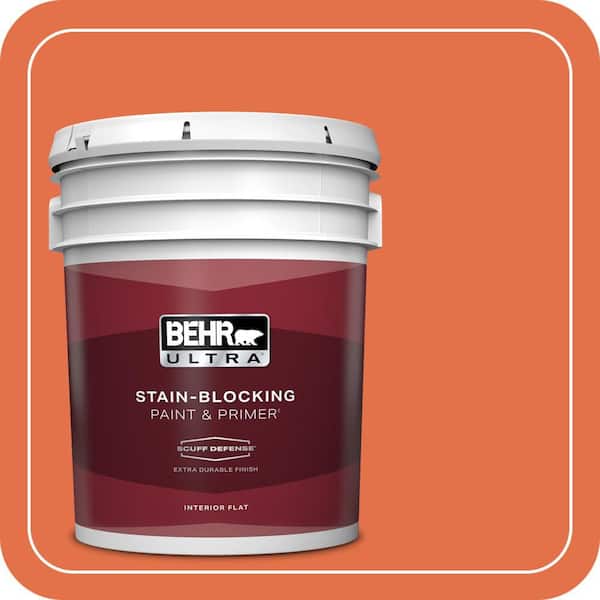 BEHR ULTRA 5 gal. Home Decorators Collection #HDC-SM16-03 Mai Tai Extra-Durable Flat Interior Paint & Primer