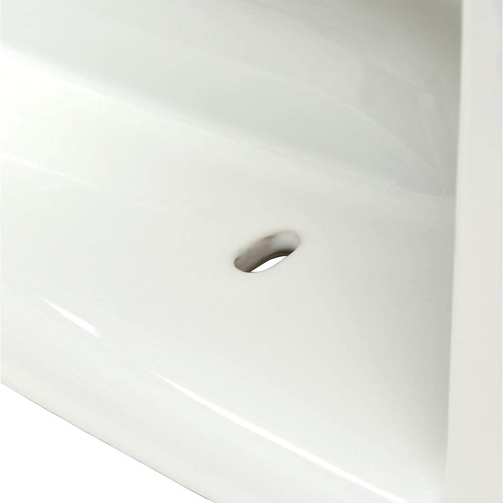 White Round One-Piece Water Efficient Toilet with Seat