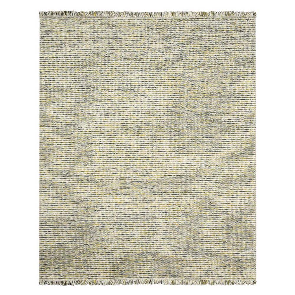 2' X 3' Gold Ivory And Gray Wool Striped Hand Woven Area Rug With Fringe price history on PriceWatchPro