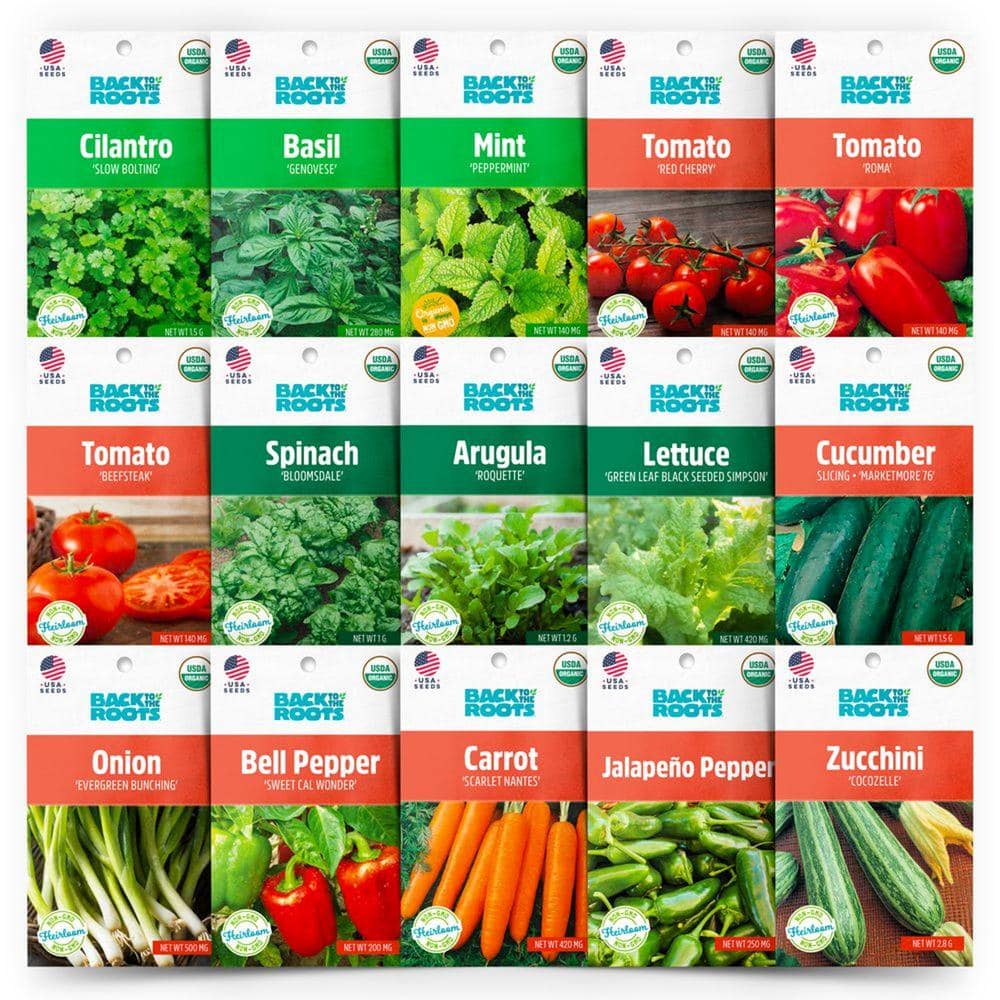 Food Garden - 20 Vegetable Seed Packets