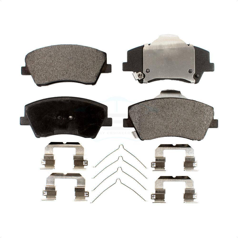 Rear Coated Disc Brake Rotors Ceramic Pad Kit For Hyundai Palisade Santa Fe Kia Telluride KGC