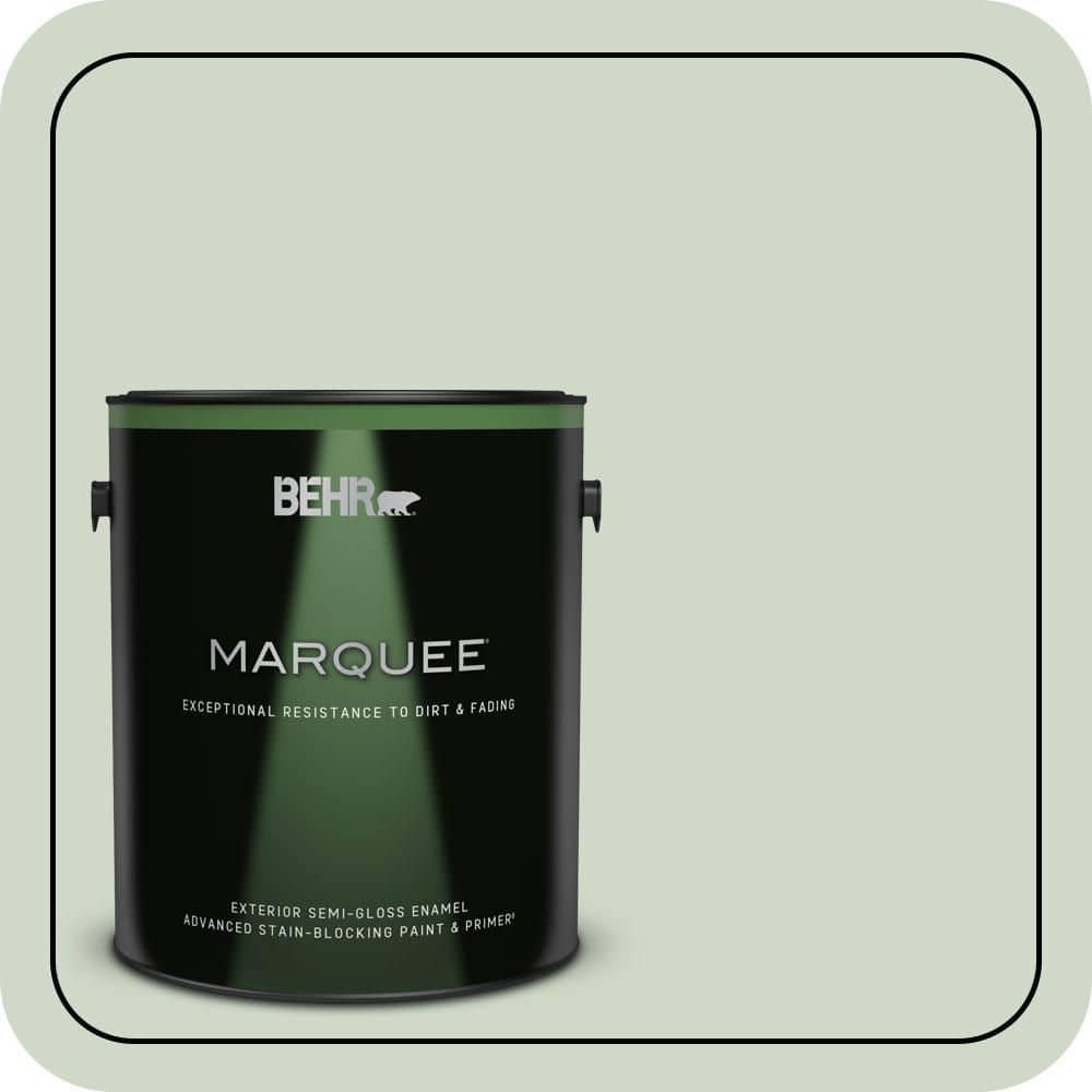 1 gal. Home Decorators Collection #HDC-CT-25 Bayberry Frost Semi-Gloss Enamel Exterior Paint & Primer price history on PriceWatchPro