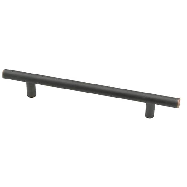 Liberty 6-5/16 in. (160mm) Center-to-Center Bronze with Copper Highlights Bar Drawer Pull