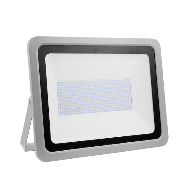 TYCOLIT 500-Watt 120-Degree Gray Integrated LED Outdoor Flood Light with Shade